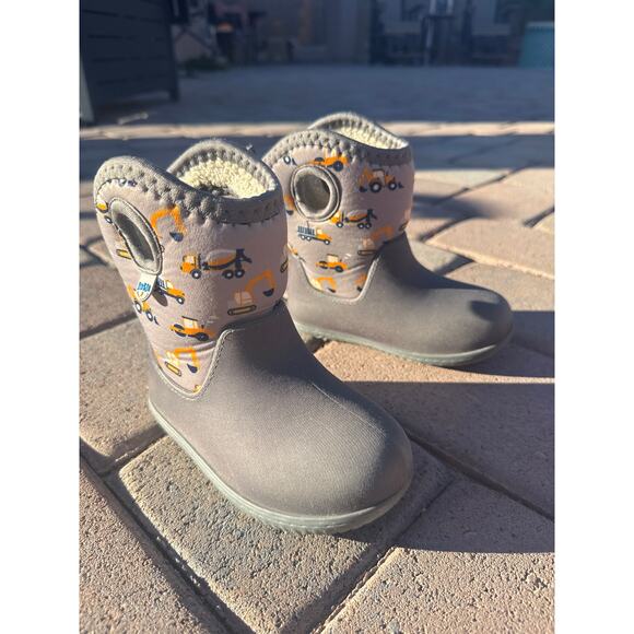 Jan & Jul Other - JAN & JUL Waterproof Boots Size Kids Gray Construction Boot